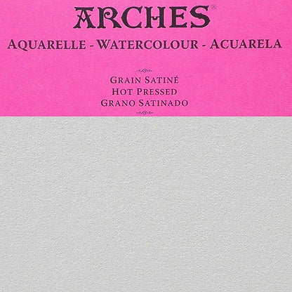 Arches Watercolour Natural White 356gr Hot Pressed Rulo (130x914cm) (Sıcak Baskı)