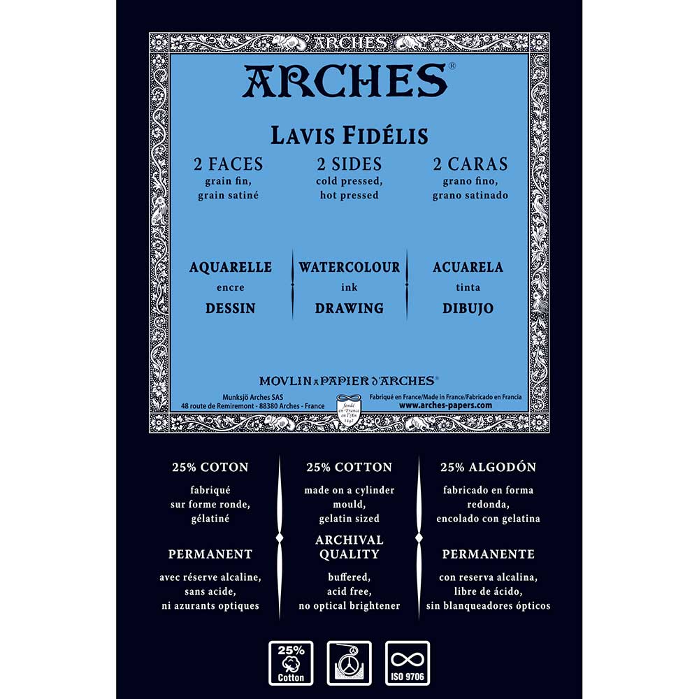 Arches En Tout Cas Roll Lavis Fidelis White 280gr 133x914cm Rulo