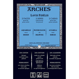 Arches En Tout Cas Roll Lavis Fidelis White 280gr 133x914cm Rulo