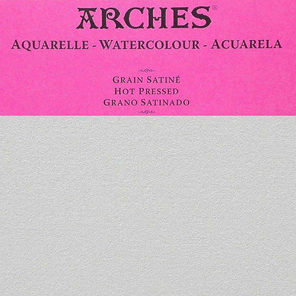 Arches Watercolour Natural White 356gr Hot Pressed 64.8x101.6cm
