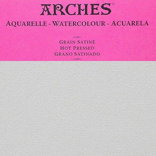Arches Watercolour Bright White 640gr Hot Pressed 56x76cm