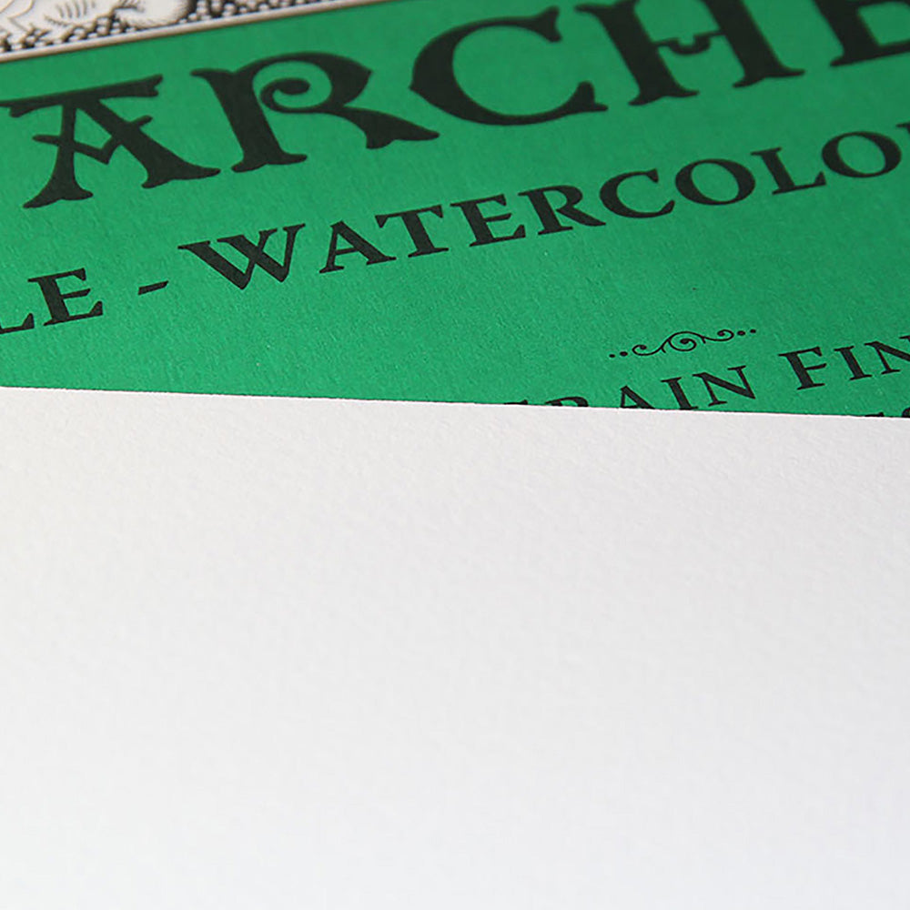 Arches Watercolour Pad Natural White Cold Pressed 300gr Sulu Boya Blok 12 Sayfa 23x31cm