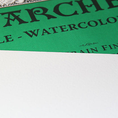 Arches Watercolour Pad Natural White Cold Pressed 300gr Sulu Boya Blok 12 Sayfa 26x36cm