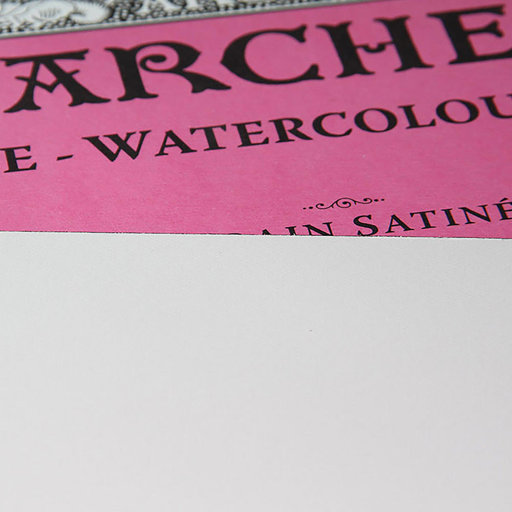 Arches Watercolour Pad Natural White Hot Pressed 300gr Sulu Boya Blok 12 Sayfa 23x31cm