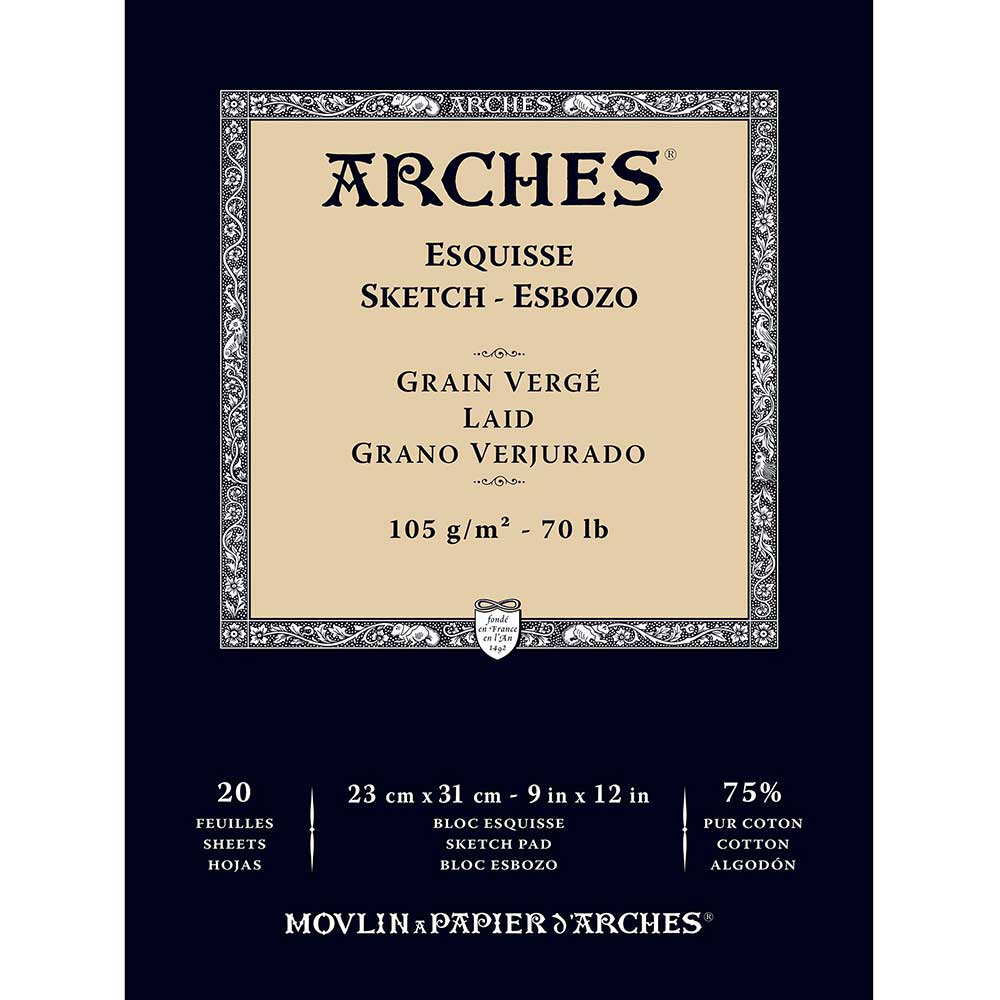 Arches Sketch Pad 105gr Çizim Defteri 20 Sayfa 23x31cm