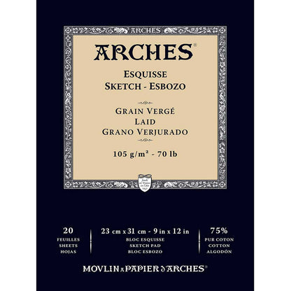 Arches Sketch Pad 105gr Çizim Defteri 20 Sayfa 23x31cm