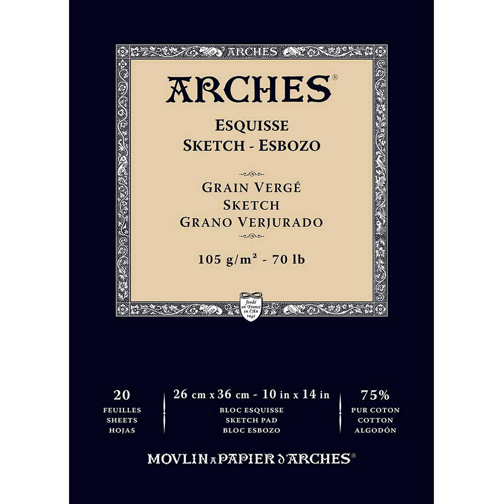 Arches Sketch Pad 105gr Çizim Defteri 20 Sayfa 26x36cm