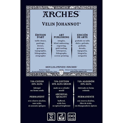 Velin Johannot CP White 240gr 56x76cm Light Fine Grain-%75C/%25Esparto(alfa