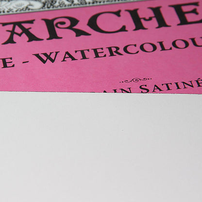Arches Watercolour Pad Natural White Hot Pressed 185gr Sulu Boya Blok 15 Sayfa A4 (21x29.7cm)