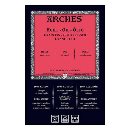 Arches Oil Colour Cold Pressed White 300gr 40x50cm