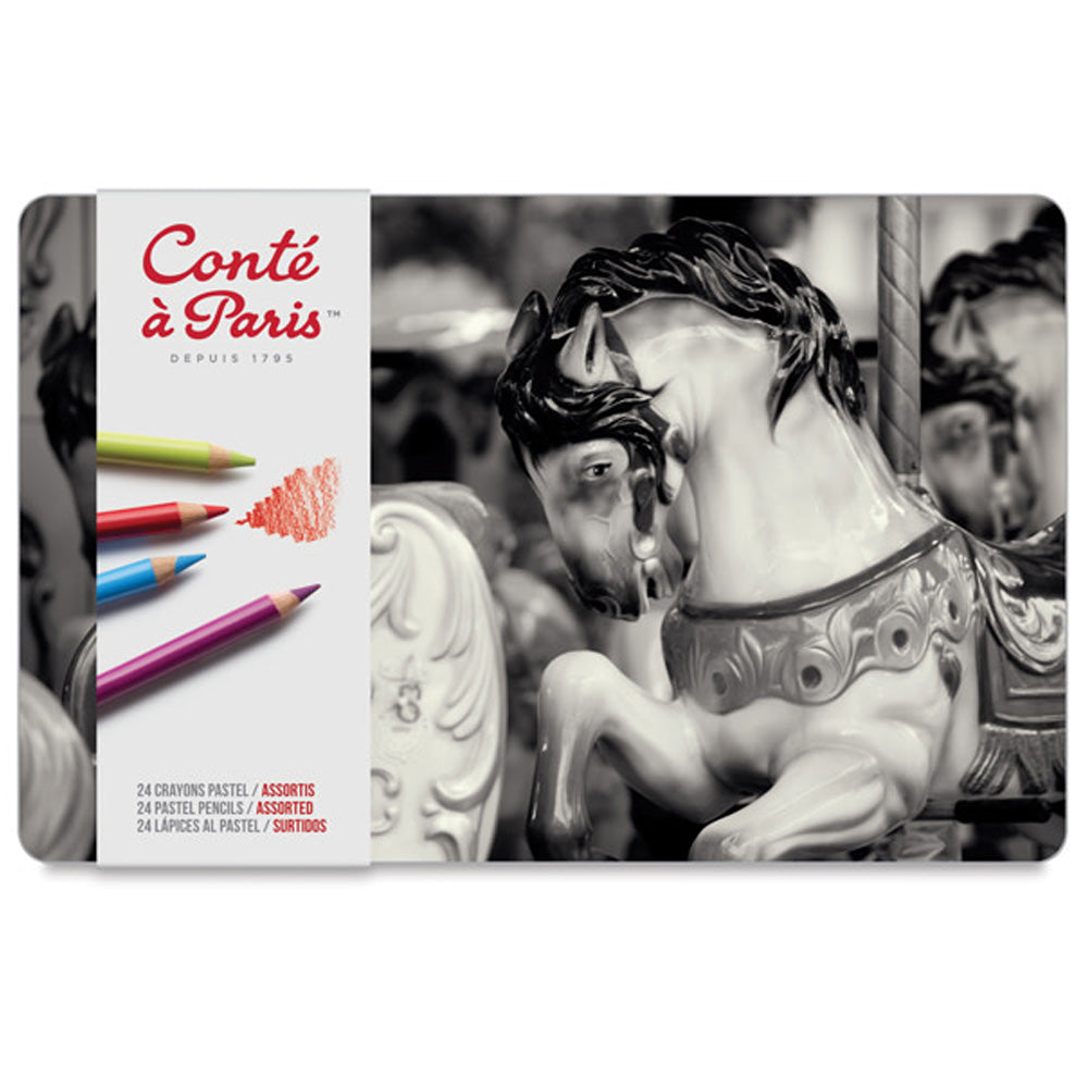 Conte a Paris Pastel Kalem Seti Metal Kutu (24 renk)