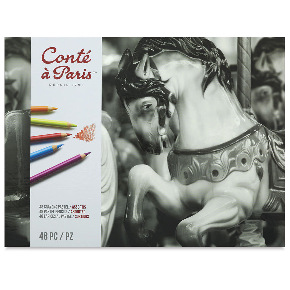 Conte a Paris Pastel Kalem Seti Karton Kutu (48 renk)
