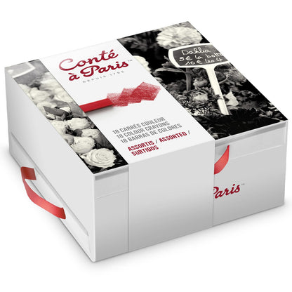 Conte a Paris Carre Stick Pastel Seti Çekmeceli Kutu (18 Renk)