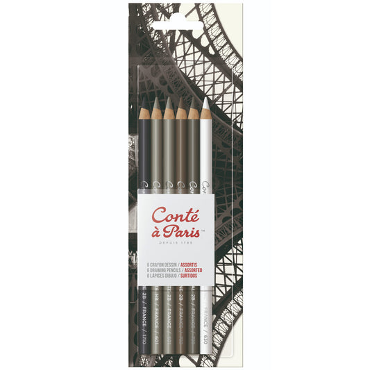 Conte a Paris Renkli Çizim Kalemi Blisterli Set (6 renk)