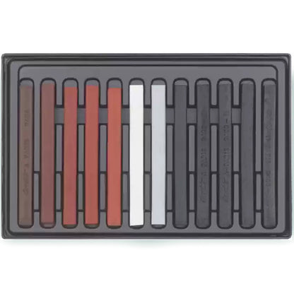 Conte a Paris Carre Stick Pastel Eskiz Seti Plastik Kutu 12 Renk