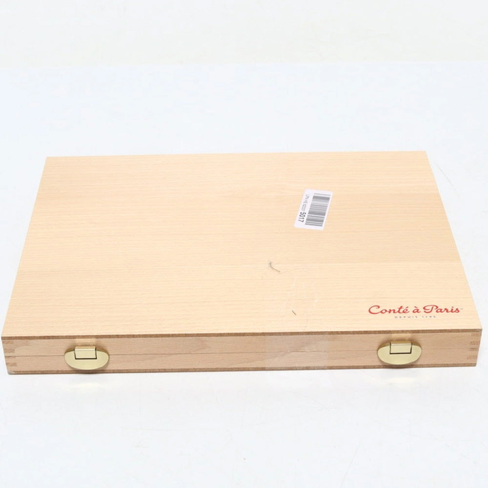 Conte a Paris Carre Stick Pastel Seti Bambu Kutu (84 Renk+3 Çizim Kalemi+Aksesuarlar)