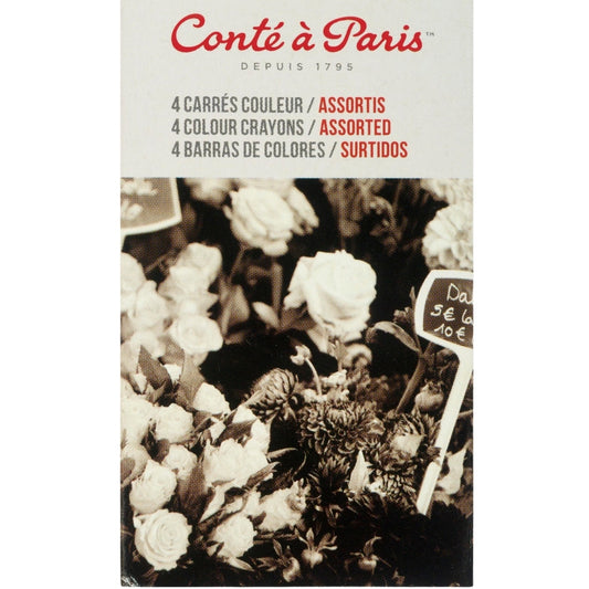 Conte a Paris Carre Stick Pastel Eskiz 4'lü Kutu