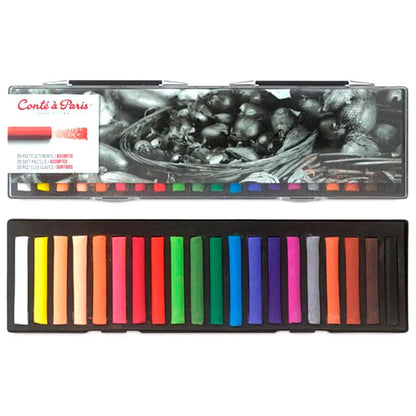 Conte a Paris Yumuşak Pastel Seti Plastik Kutu (20 renk)