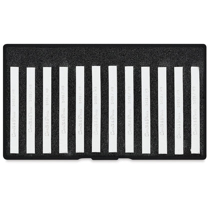 Conte a Paris Carre Stick Pastel Eskiz Seti Plastik Kutu(12ad) White HB