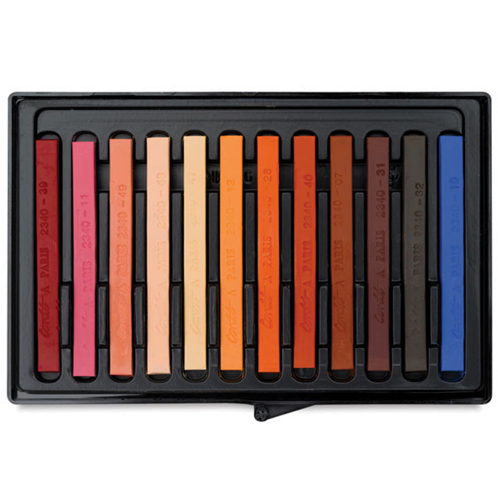 Conte a Paris Carre Stick Pastel Portre Seti Askılı Plastik Kutu (12 Renk)