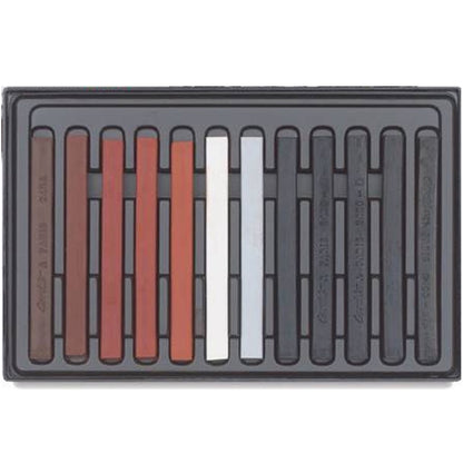 Conte a Paris Carre Stick Pastel Eskiz Seti Askılı Plastik Kutu 12 Renk