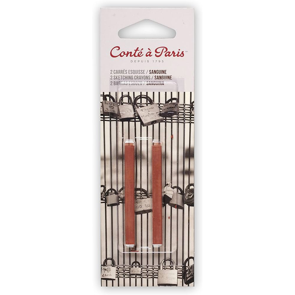 Conte a Paris Carre Stick Pastel Eskiz Blisterli(2ad) Sanguine