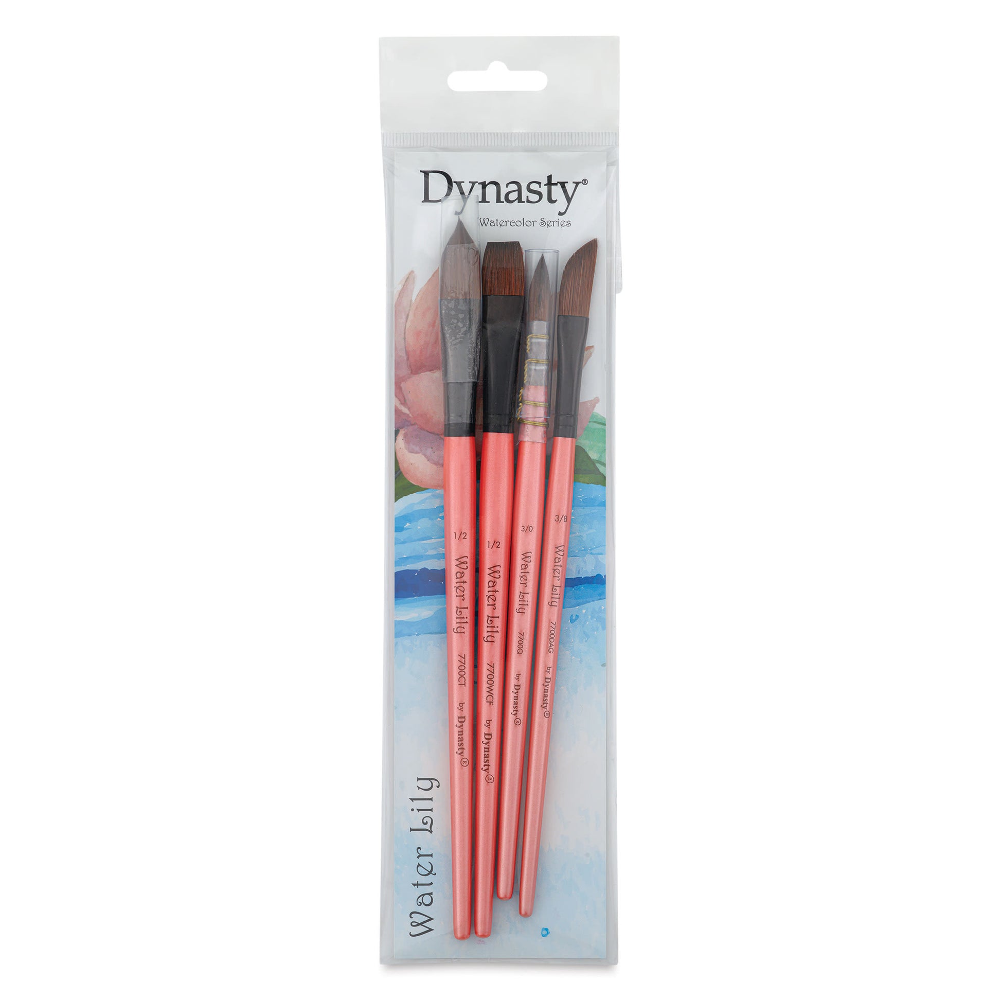 Dynasty Water Lily 7700 Sentetik Fırça Seti 10 (4lü)