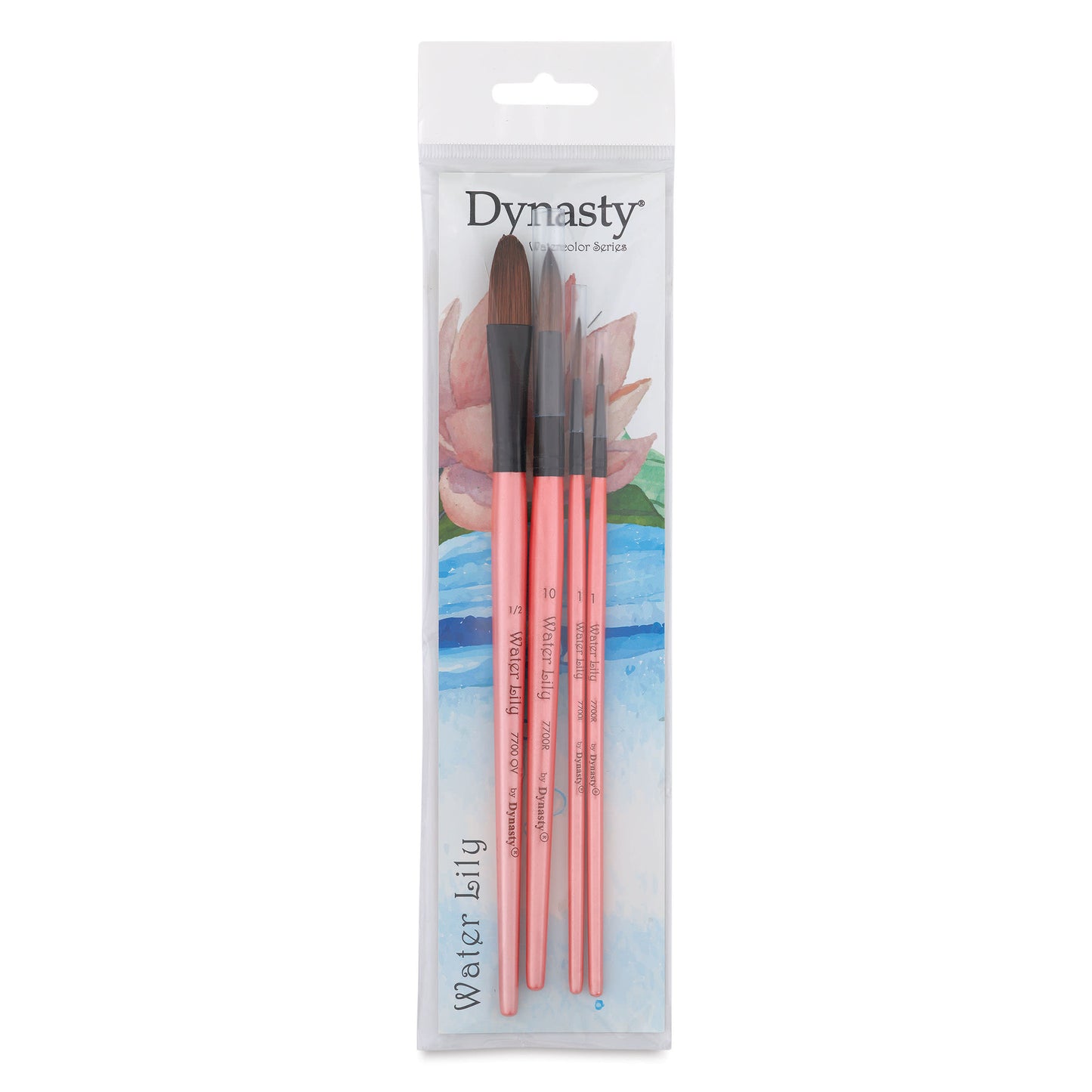 Dynasty Water Lily 7700 Sentetik Fırça Seti 2 (4lü)