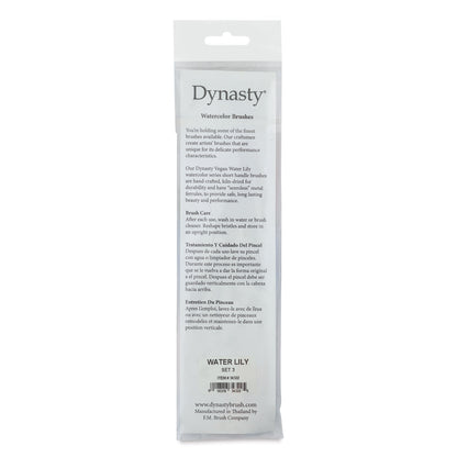 Dynasty Water Lily 7700 Sentetik Fırça Seti 3 (4lü)