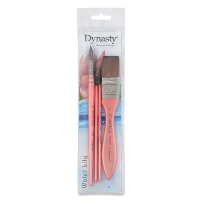 Dynasty Water Lily 7700 Sentetik Fırça Seti 4 (4lü)