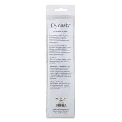 Dynasty Water Lily 7700 Sentetik Fırça Seti 4 (4lü)