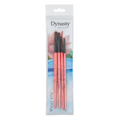 Dynasty Water Lily 7700 Sentetik Fırça Seti 7 (4lü)