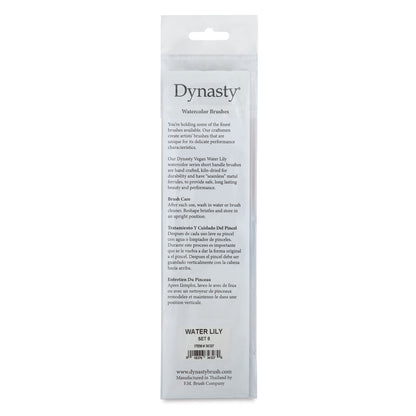 Dynasty Water Lily 7700 Sentetik Fırça Seti 8 (4lü)