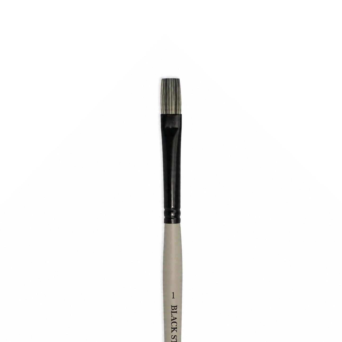 Dynasty Black Steel 8800F Beyaz&Siyah Sentetik Yassı Fırça No.1