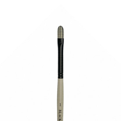 Dynasty Black Steel 8800FL Beyaz&Siyah Sentetik Kedi Dili Fırça No.1