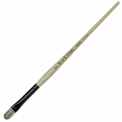 Dynasty Black Steel 8800FL Beyaz&Siyah Sentetik Kedi Dili Fırça No.2