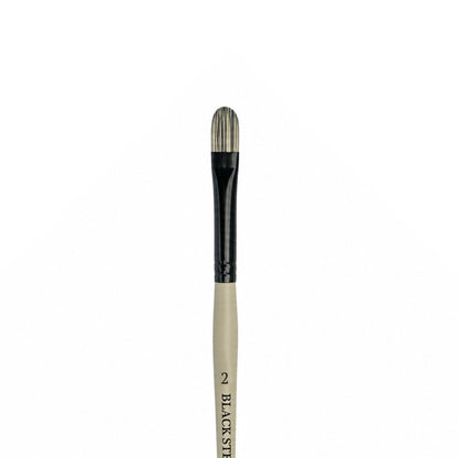 Dynasty Black Steel 8800FL Beyaz&Siyah Sentetik Kedi Dili Fırça No.2