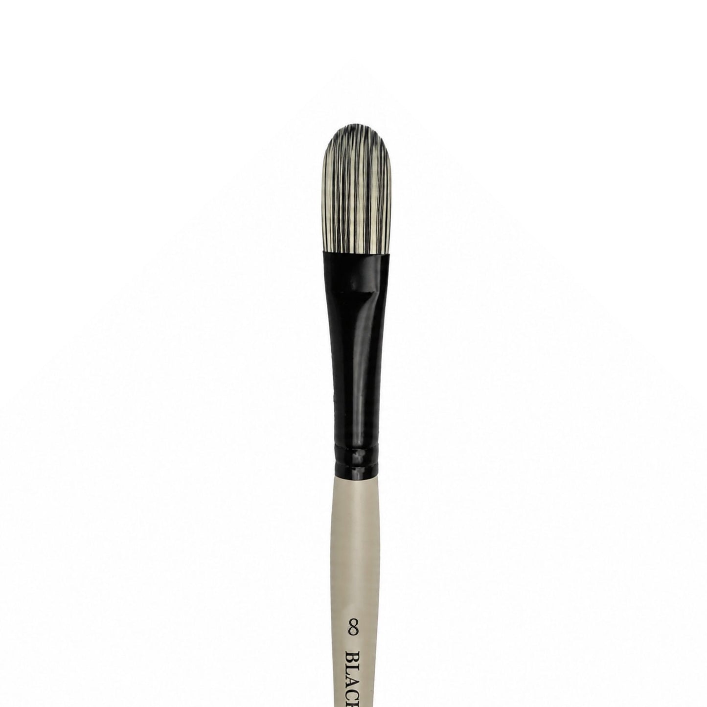 Dynasty Black Steel 8800FL Beyaz&Siyah Sentetik Kedi Dili Fırça No.8