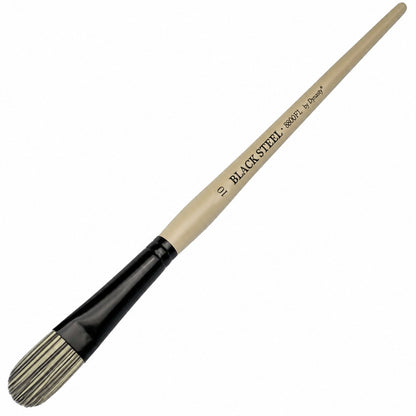 Dynasty Black Steel 8800FL Beyaz&Siyah Sentetik Kedi Dili Fırça No.10