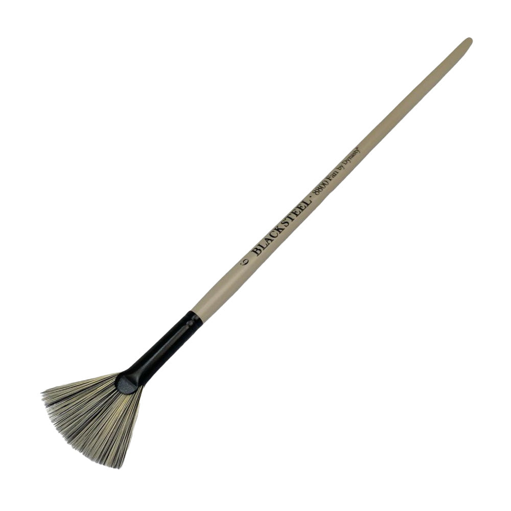 Dynasty Black Steel 8800FN Beyaz&Siyah Sentetik Yelpaze Fırça No.6