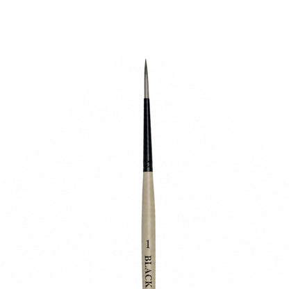 Dynasty Black Steel 8800R Beyaz&Siyah Sentetik Yuvarlak Fırça No.1