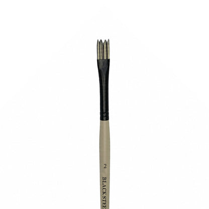 Dynasty Black Steel 8800W Beyaz&Siyah Sentetik Dalga Fırçası No.2