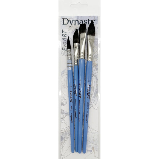 Dynasty EvoArt 9000 Sentetik Fırça Seti 10 (4lü)