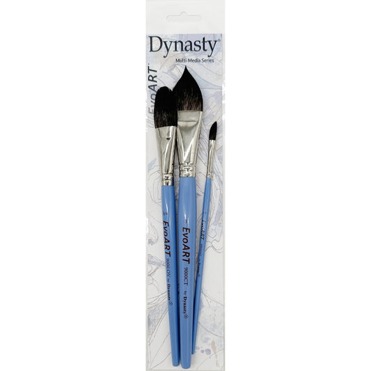 Dynasty EvoArt 9000 Sentetik Fırça Seti 11 (3lü)