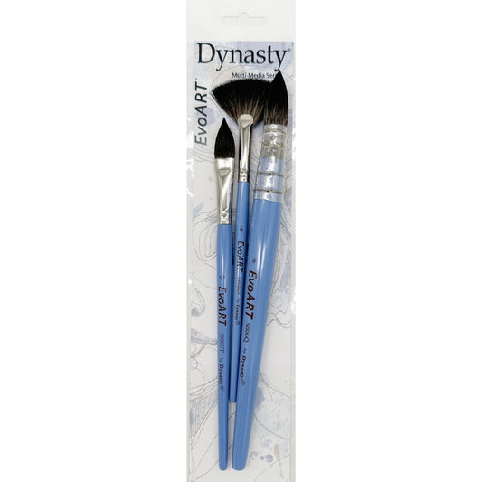 Dynasty EvoArt 9000 Sentetik Fırça Seti 12(3lü)