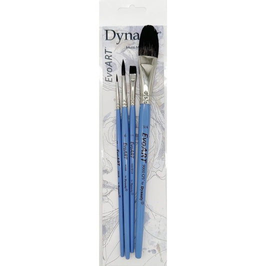 Dynasty EvoArt 9000 Sentetik Fırça Seti 1 (4lü)