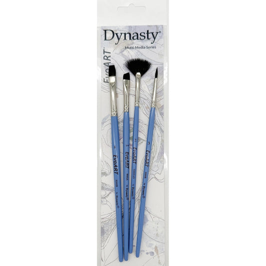 Dynasty EvoArt 9000 Sentetik Fırça Seti 5 (4lü)
