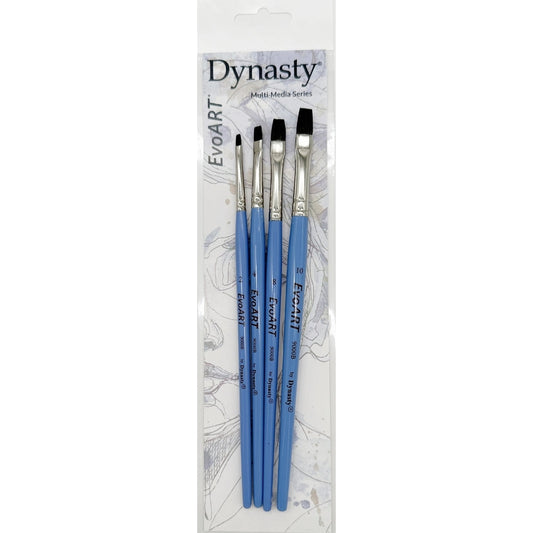 Dynasty EvoArt 9000 Sentetik Fırça Seti 7 (4lü)