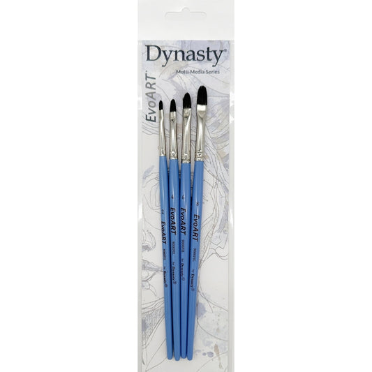 Dynasty EvoArt 9000 Sentetik Fırça Seti 8 (4lü)