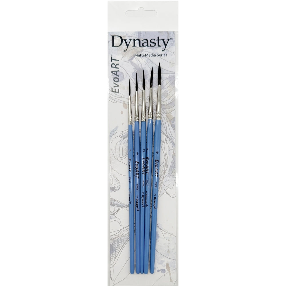 Dynasty EvoArt 9000 Sentetik Fırça Seti 9 (5li)